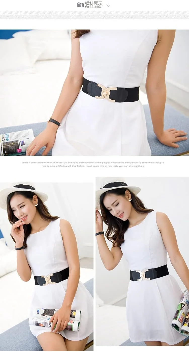 کمربند کمر قابل تنظیم الهام گرفته از افراد مشهور YouBella Jewellery برای زنان/دختران (YB_Belt_16) (مشکی)، بزرگ کمربند کمر قابل تنظیم الهام گرفته از افراد مشهور YouBella Jewellery برای زنان/دختران (YB_Belt_16) (مشکی)، بزرگ