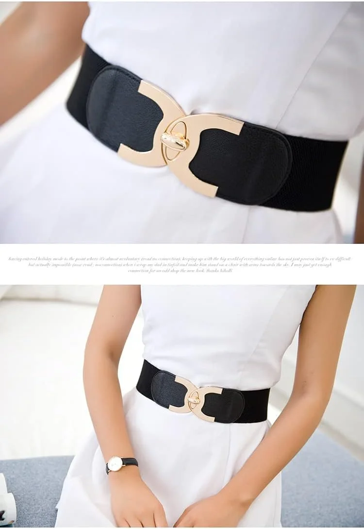 کمربند کمر قابل تنظیم الهام گرفته از افراد مشهور YouBella Jewellery برای زنان/دختران (YB_Belt_16) (مشکی)، بزرگ کمربند کمر قابل تنظیم الهام گرفته از افراد مشهور YouBella Jewellery برای زنان/دختران (YB_Belt_16) (مشکی)، بزرگ