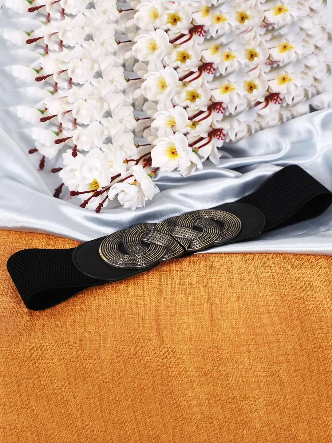 یوتبلا جواهرات کمربند کمر قابل تنظیم الهام گرفته از افراد مشهور برای زنان/دختران (YB_Belt_64) (مشکی) یوتبلا جواهرات کمربند کمر قابل تنظیم الهام گرفته از افراد مشهور برای زنان/دختران (YB_Belt_64) (مشکی)