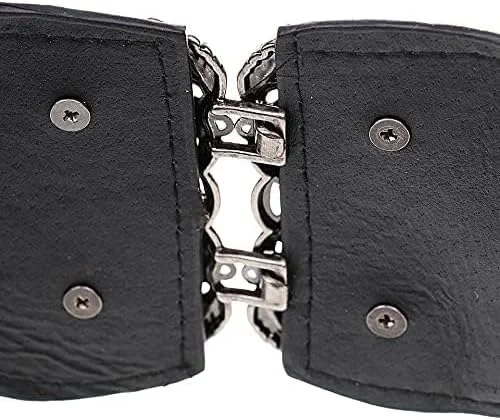 یوتبلا جواهرات کمربند کمر قابل تنظیم الهام گرفته از افراد مشهور برای زنان/دختران (YB_Belt_20) (مشکی) یوتبلا جواهرات کمربند کمر قابل تنظیم الهام گرفته از افراد مشهور برای زنان/دختران (YB_Belt_20) (مشکی)