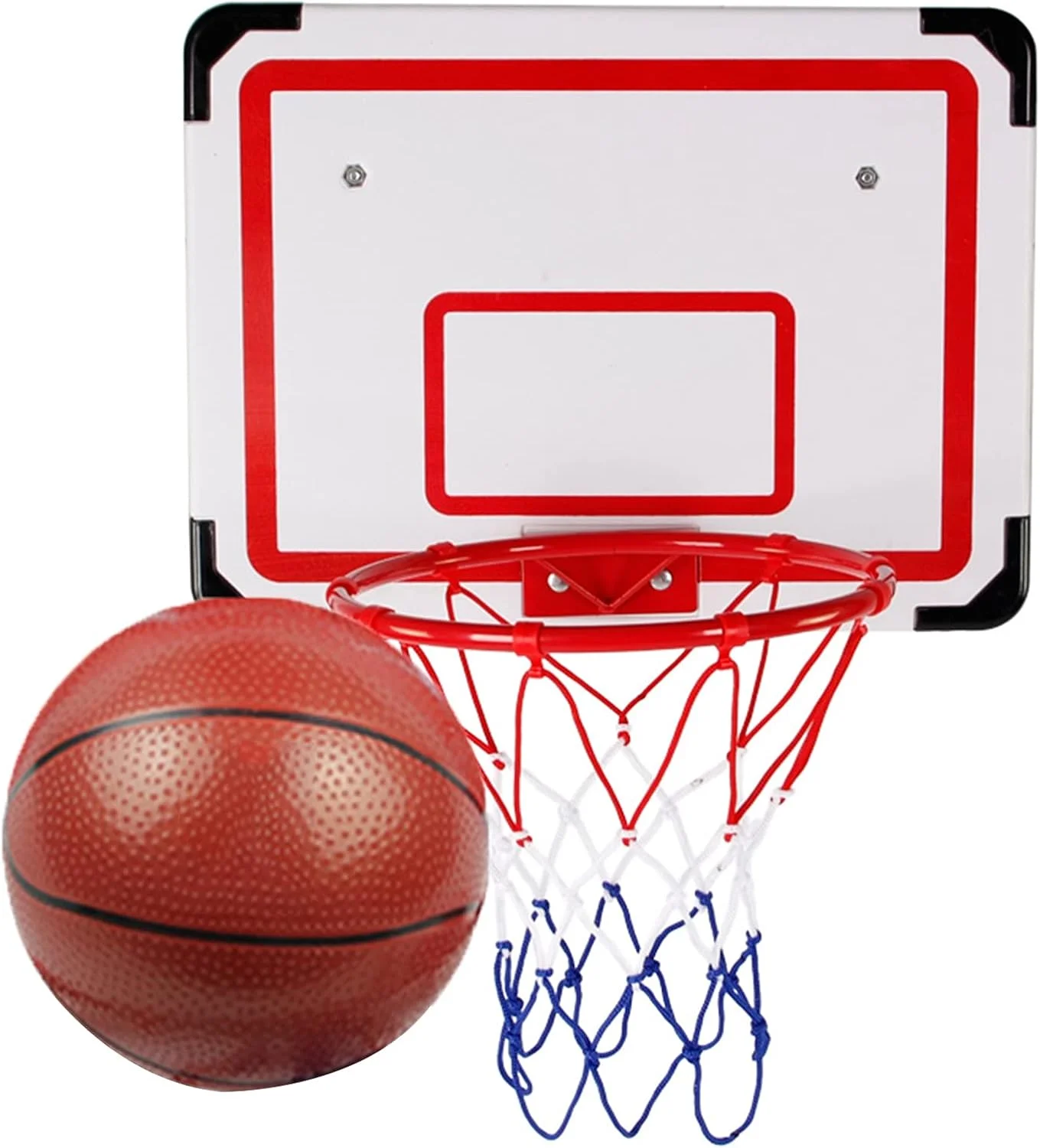 مینی حلقه بسکتبال دیواری، تخته بسکتبال در اتاق بازی برای نوجوانان و کودکان، ست تور حلقه بسکتبال قابل حمل، 37x50 سانتی متر مینی حلقه بسکتبال دیواری، تخته بسکتبال در اتاق بازی برای نوجوانان و کودکان، ست تور حلقه بسکتبال قابل حمل، 37x50 سانتی متر