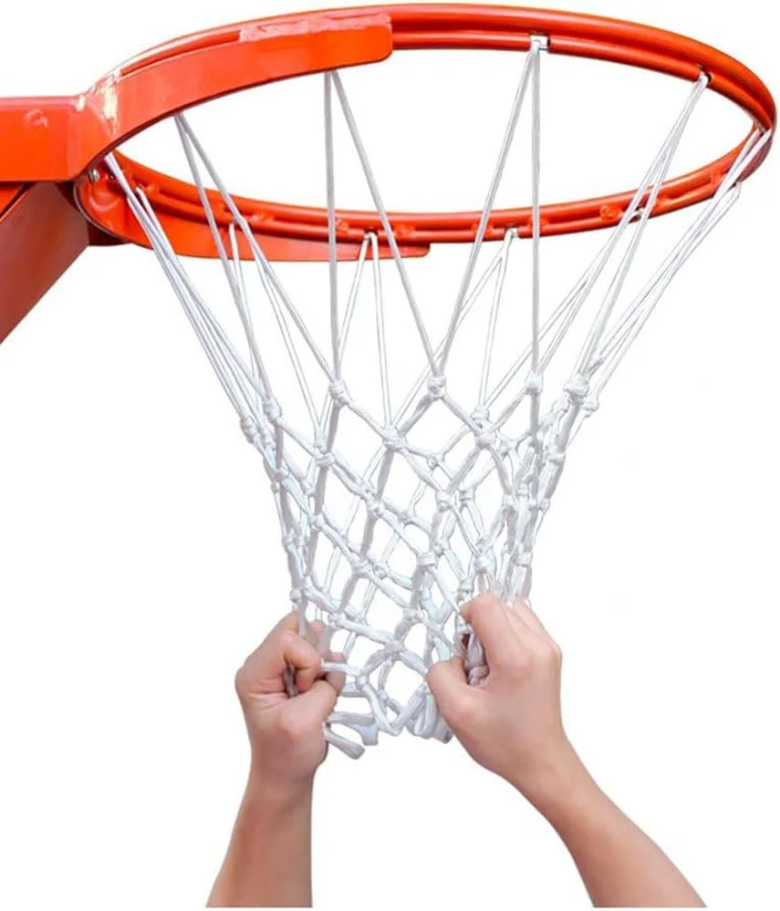 تور بسکتبال سنگین 8 حلقه ای جایگزین UyuECCL، مناسب برای حلقه های استاندارد داخلی و خارجی تور بسکتبال سنگین 8 حلقه ای جایگزین UyuECCL، مناسب برای حلقه های استاندارد داخلی و خارجی