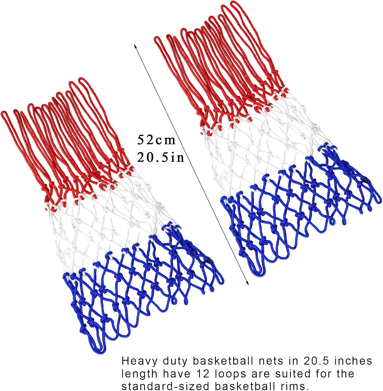 سیونکه، 2 عدد تور بسکتبال، تور جایگزین بسکتبال نایلونی، 12 سوراخ، تور حلقه بسکتبال استاندارد برای تمرینات ورزشی در فضای باز سیونکه، 2 عدد تور بسکتبال، تور جایگزین بسکتبال نایلونی، 12 سوراخ، تور حلقه بسکتبال استاندارد برای تمرینات ورزشی در فضای باز
