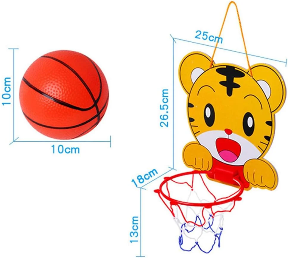 ست حلقه بسکتبال طرح ببر کارتونی SJKTOJWC، تخته بسکتبال آویز کودکانه، بازی حلقه های آویز بسکتبال ست حلقه بسکتبال طرح ببر کارتونی SJKTOJWC، تخته بسکتبال آویز کودکانه، بازی حلقه های آویز بسکتبال