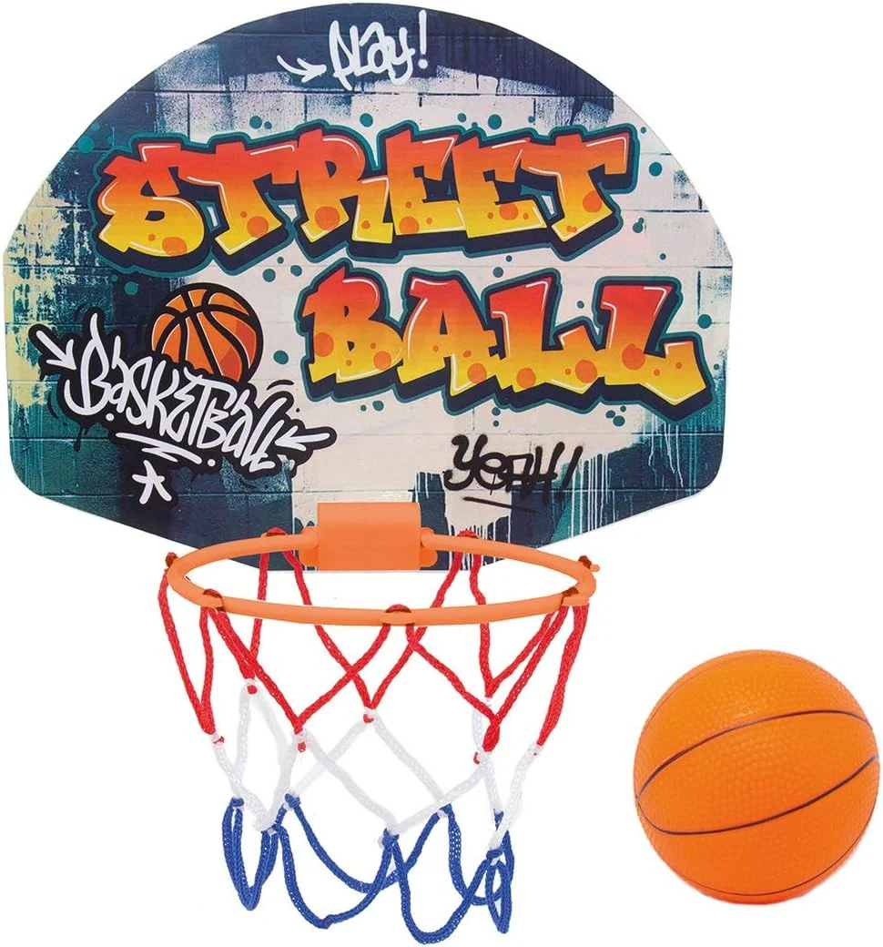 ست بسکتبال Simba 107406024 به همراه نگهدارنده برای درب، تخته 27 x 5 x 21 سانتی متر، سبد با تور 15 سانتی متر، توپ 8.6 سانتی متر، مناسب برای کودکان بالای 3 سال ست بسکتبال Simba 107406024 به همراه نگهدارنده برای درب، تخته 27 x 5 x 21 سانتی متر، سبد با تور 15 سانتی متر، توپ 8.6 سانتی متر، مناسب برای کودکان بالای 3 سال