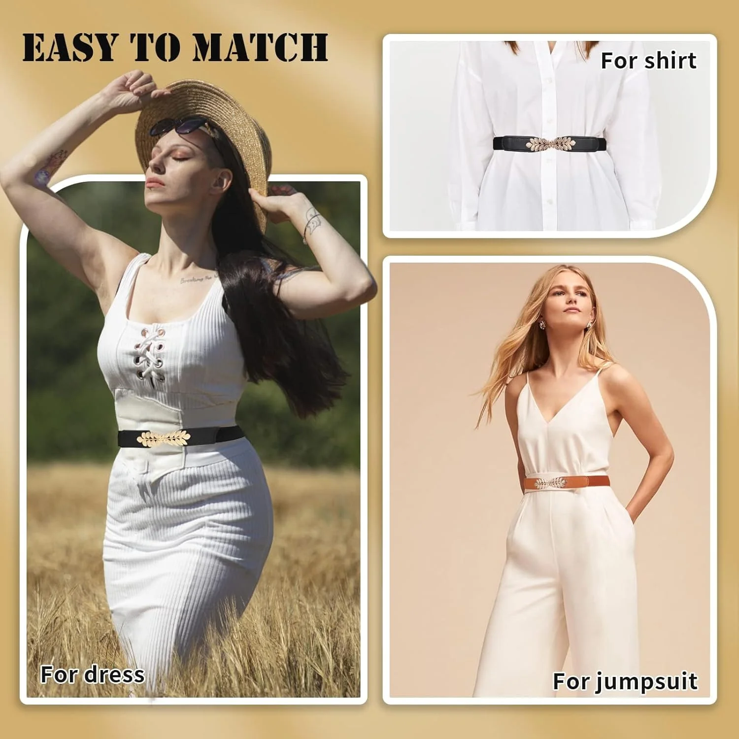 کمربند باریک زنانه، 2 عدد کمربند کشی رترو برای لباس، کمربندهای باریک و نازک مد روز کمر، برای شلوار جین، لباس، شورت، تزئین لباس عروسی، کمربند همه کاره با سگک ساده و نازک کمربند باریک زنانه، 2 عدد کمربند کشی رترو برای لباس، کمربندهای باریک و نازک مد روز کمر، برای شلوار جین، لباس، شورت، تزئین لباس عروسی، کمربند همه کاره با سگک ساده و نازک