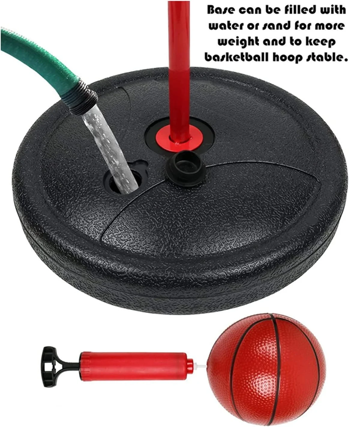 ست اسباب بازی بسکتبال قابل تنظیم کودک SKEIDO - تخته و حلقه بسکتبال - 150 سانتی متر ست اسباب بازی بسکتبال قابل تنظیم کودک SKEIDO - تخته و حلقه بسکتبال - 150 سانتی متر