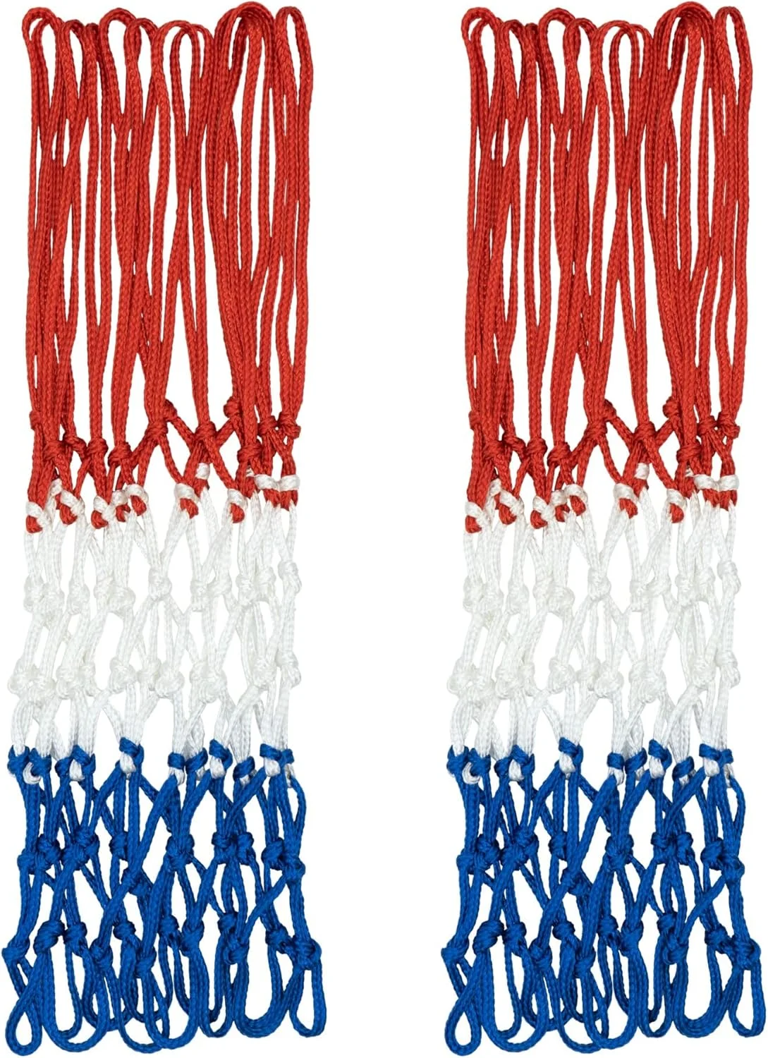 تور بسکتبال سه رنگ سانانگ، 12 حلقه 7 گره جایگزین تور بسکتبال پلی استر، تور توری بسکتبال ضد شلاق برای استفاده در فضای داخلی و خارجی، مجموعه 2 عددی تور بسکتبال سه رنگ سانانگ، 12 حلقه 7 گره جایگزین تور بسکتبال پلی استر، تور توری بسکتبال ضد شلاق برای استفاده در فضای داخلی و خارجی، مجموعه 2 عددی