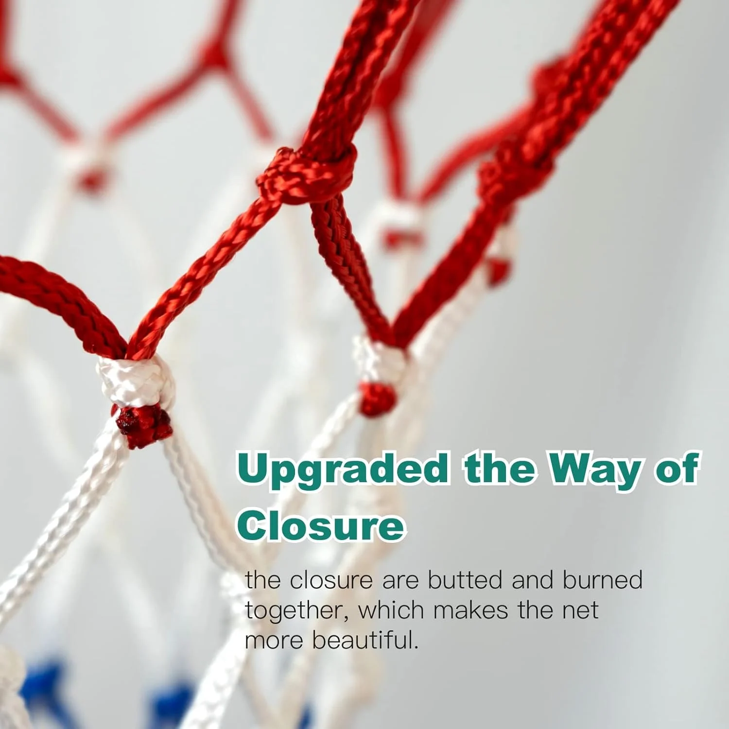 تور بسکتبال سه رنگ سانانگ، 12 حلقه 7 گره جایگزین تور بسکتبال پلی استر، تور توری بسکتبال ضد شلاق برای استفاده در فضای داخلی و خارجی، مجموعه 2 عددی تور بسکتبال سه رنگ سانانگ، 12 حلقه 7 گره جایگزین تور بسکتبال پلی استر، تور توری بسکتبال ضد شلاق برای استفاده در فضای داخلی و خارجی، مجموعه 2 عددی