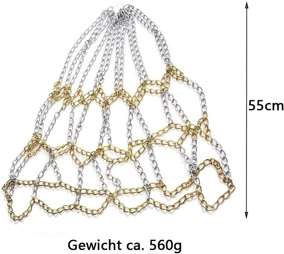 تور بسکتبال ProLeo، حلقه بسکتبال زنجیری، تور فلزی سبد بسکتبال، تور جایگزین، تور زنجیر فولادی، تور بسکتبال ساخته شده از فلز