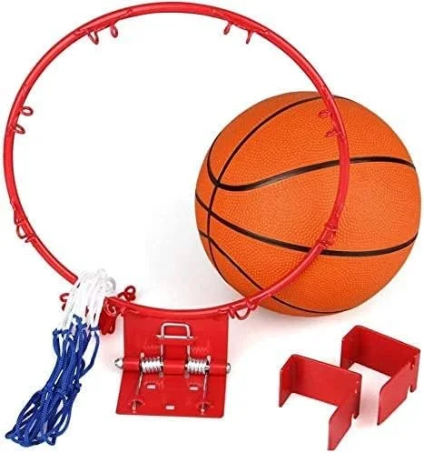 حلقه بسکتبال ورزشی OHYAS، ست تور بسکتبال با توپ و پمپ دستی، هدف بسکتبال آویز داخلی و خارجی با تور مقاوم در برابر آب و هوا، حلقه بسکتبال دیواری حلقه بسکتبال ورزشی OHYAS، ست تور بسکتبال با توپ و پمپ دستی، هدف بسکتبال آویز داخلی و خارجی با تور مقاوم در برابر آب و هوا، حلقه بسکتبال دیواری