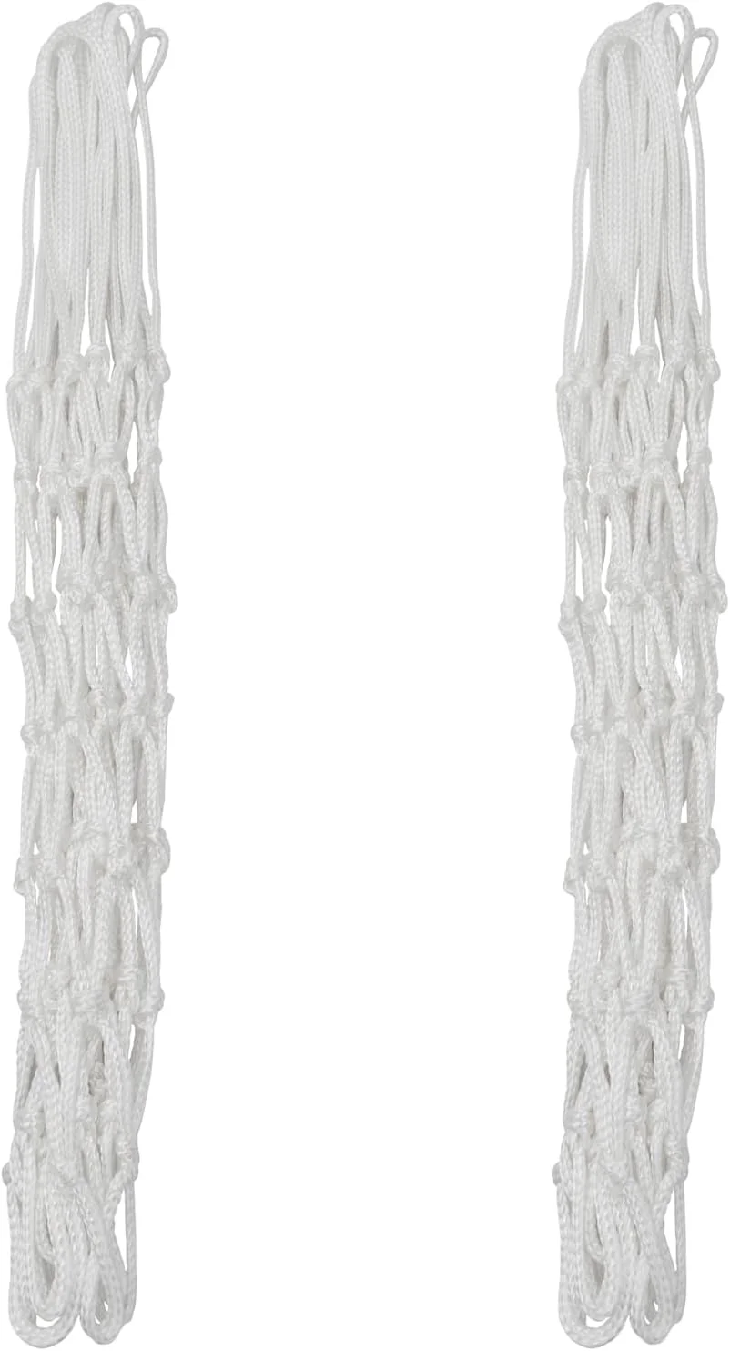 تور بسکتبال سفید سانانگ، 2 عدد، 12 حلقه، 21 اینچ، تور جایگزین حرفه ای ضد شلاق بسکتبال با کیف نگهداری برای مسابقات استاندارد داخل سالن و فضای باز، توری ضخیم برای تمام شرایط آب و هوایی تور بسکتبال سفید سانانگ، 2 عدد، 12 حلقه، 21 اینچ، تور جایگزین حرفه ای ضد شلاق بسکتبال با کیف نگهداری برای مسابقات استاندارد داخل سالن و فضای باز، توری ضخیم برای تمام شرایط آب و هوایی