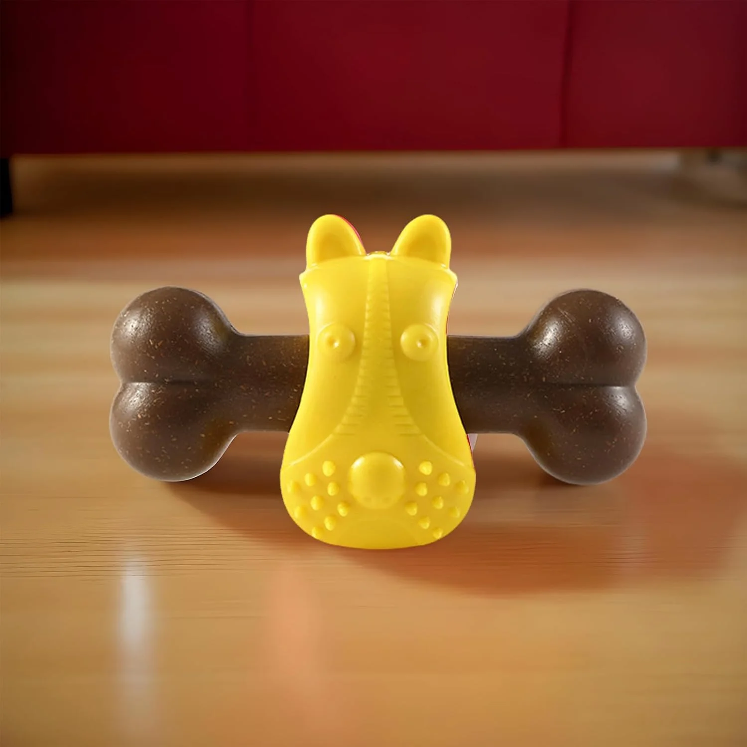 اسباب بازی های جویدنی، اسباب بازی جویدنی به شکل استخوان - آموزش دهنده تغذیه و جویدن سگ برای آموزش تغذیه، تحریک ذهنی، رفع بی حوصلگی، بازی در فضای داخلی