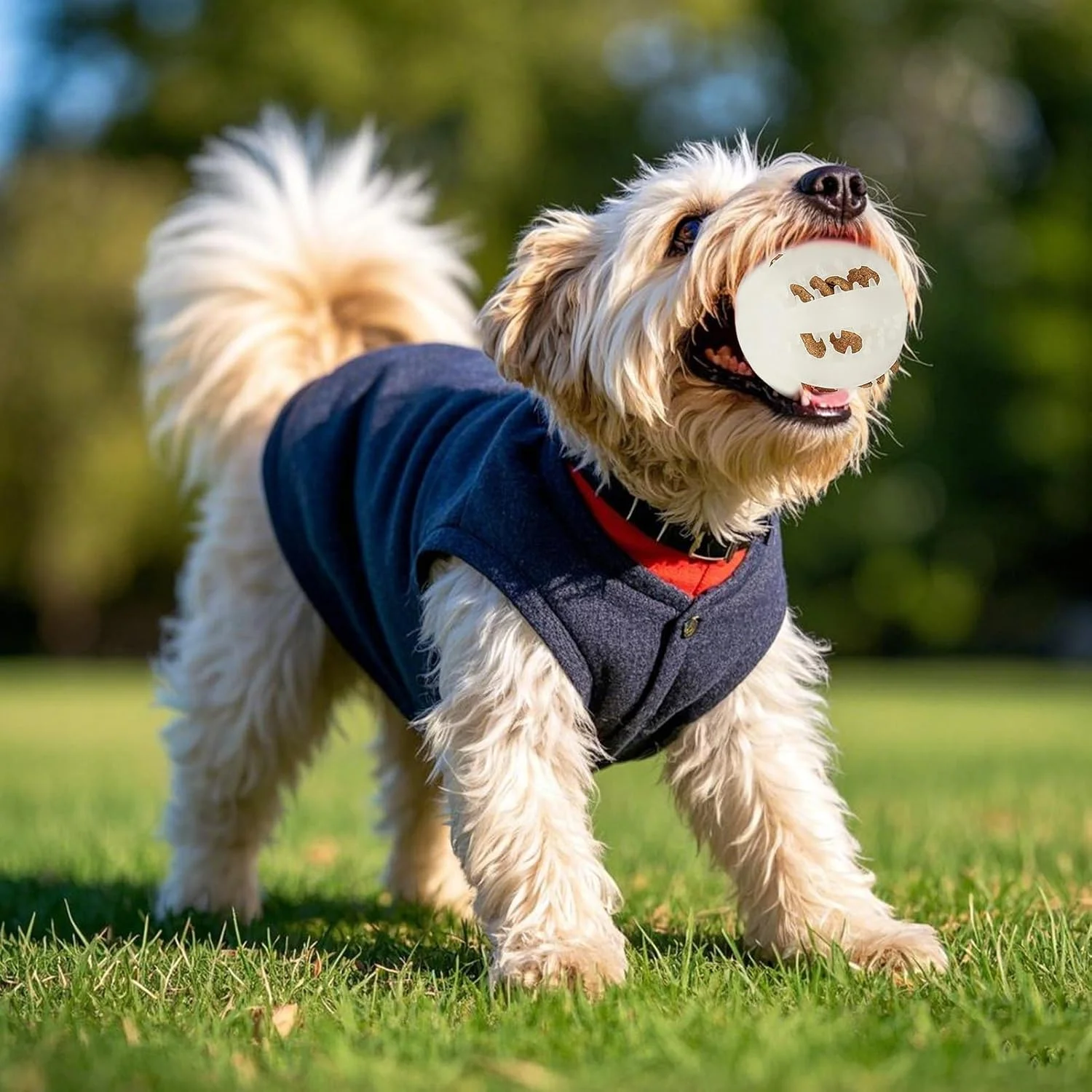 توپ بازی سگ - توپ درخشان سگ - ابزار آموزش جویدن لوازم حیوانات خانگی برای توله سگ های جوینده تهاجمی، سرگرمی خودکار، غنی سازی، بازی در فضای باز، پیاده روی