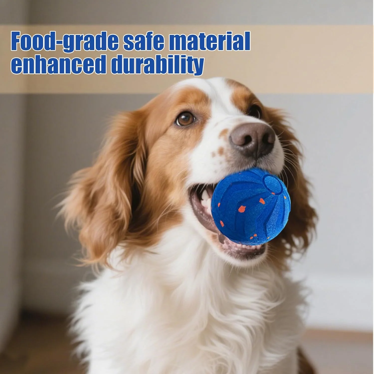 Interactive Dog Ball - Smart Moving Dog Interactive Toys,Automatic Bouncing Ball, USB Rechargeable Pet Toy for Front Door Garage Garden Living Room Lawn Patio Park Indoor Outdoor Play Interactive Dog Ball - Smart Moving Dog Interactive Toys,Automatic Bouncing Ball, USB Rechargeable Pet Toy for Front Door Garage Garden Living Room Lawn Patio Park Indoor Outdoor Play
