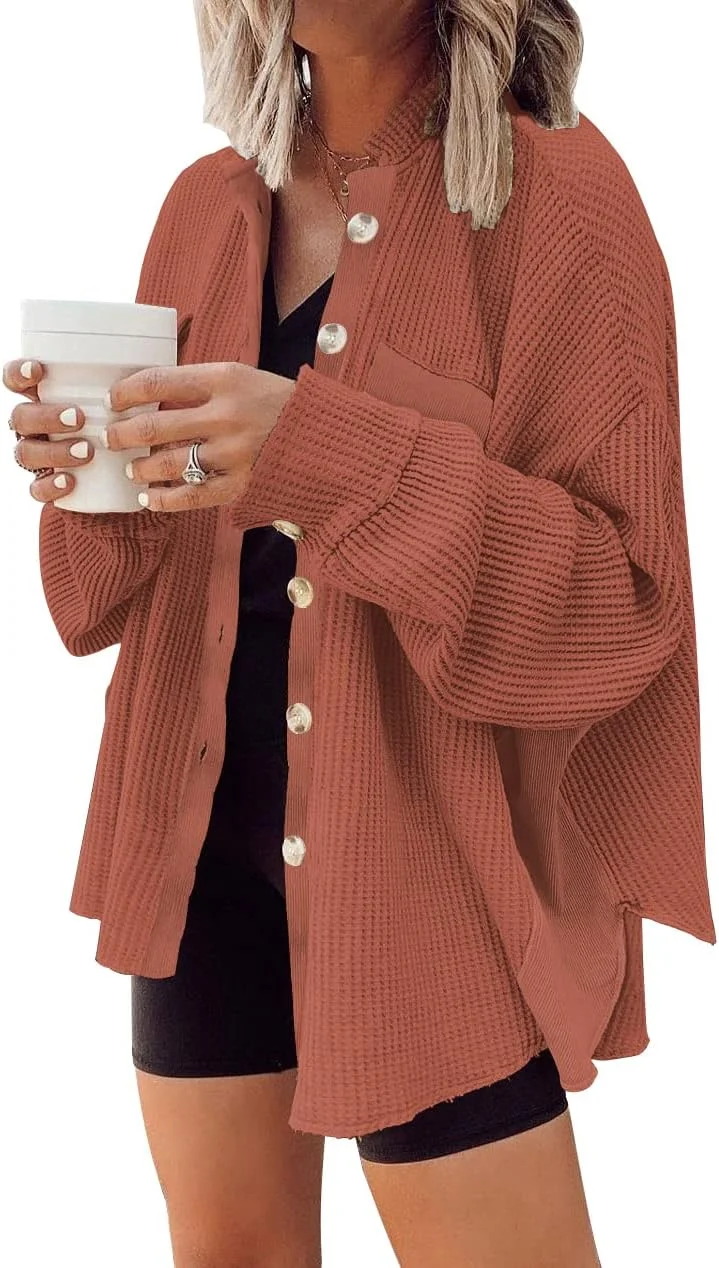 پیراهن های دکمه دار زنانه از جنس مخمل کبریتی، بلوزهای آستین بلند با طرح رنگی، کت و تاپ