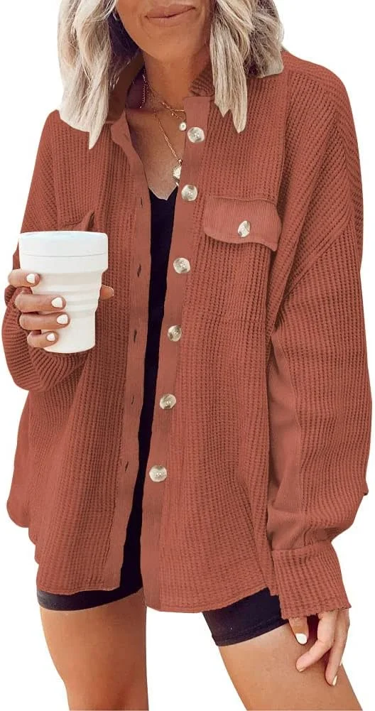 پیراهن های دکمه دار زنانه از جنس مخمل کبریتی، بلوزهای آستین بلند با طرح رنگی، کت و تاپ