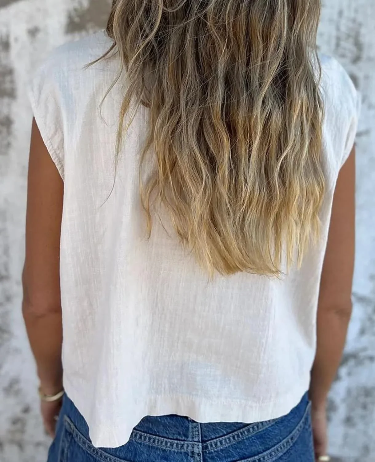 یونیفیز پیراهن لینن زنانه دکمه دار، پیراهن آستین کوتاه تابستانی یقه هفت، بلوزهای ساده غیر رسمی