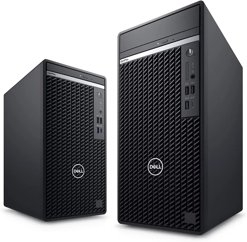 کامپیوتر رومیزی ورک استیشن Dell 7020 | نسل 14 اینتل i7-14700، رم 32 گیگابایت، SSD 1 ترابایت، کارت گرافیک ASUS RTX 3050 8GB، ویندوز 11 پرو - شامل SSD اکسترنال 512 گیگابایت + آنتی ویروس + کیبورد سیمی + ماوس + ماوس پد