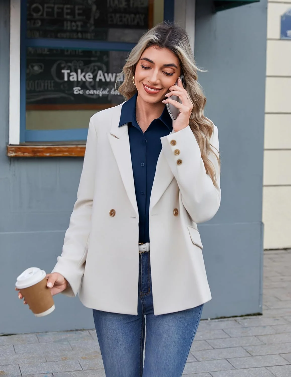 پیراهن های دکمه دار Zeagoo زنانه، بدون چروک، آستین بلند، یقه دار، مناسب برای لباس های مجلسی، کار غیر رسمی، تونیک و تاپ های اداری