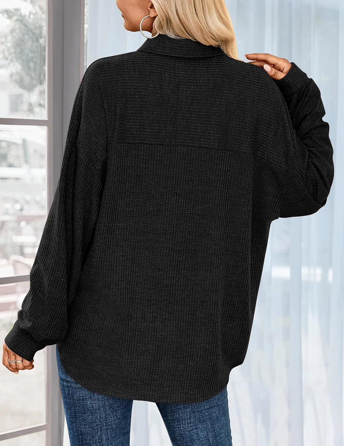 زیگو، بلوز زنانه ساده، پیراهن وافل، بلوزهای ظریف، تاپ های یقه هفت، بلوز تونیک، تاپ آستین بلند دکمه دار، بلوز پیراهن غیر رسمی و جشن، سایز S-XXL زیگو، بلوز زنانه ساده، پیراهن وافل، بلوزهای ظریف، تاپ های یقه هفت، بلوز تونیک، تاپ آستین بلند دکمه دار، بلوز پیراهن غیر رسمی و جشن، سایز S-XXL