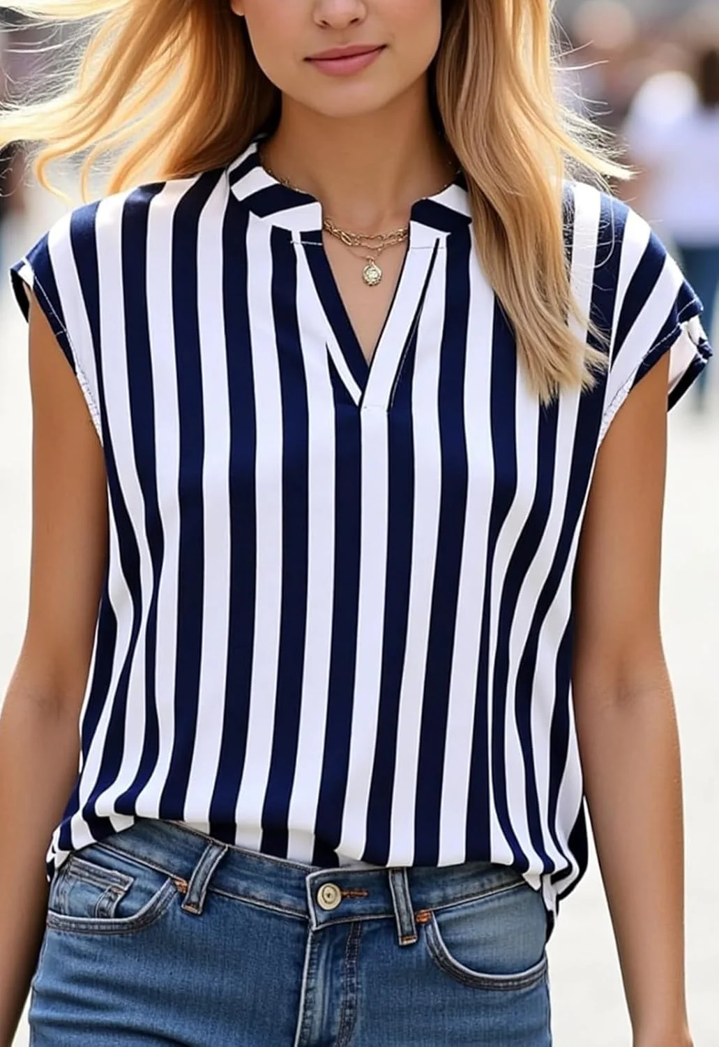 تاپ های زنانه مجلسی غیر رسمی، بلوزهای آستین کوتاه مناسب محیط کار، شومیزهای دکمه دار یقه هفت از جنس شیفون