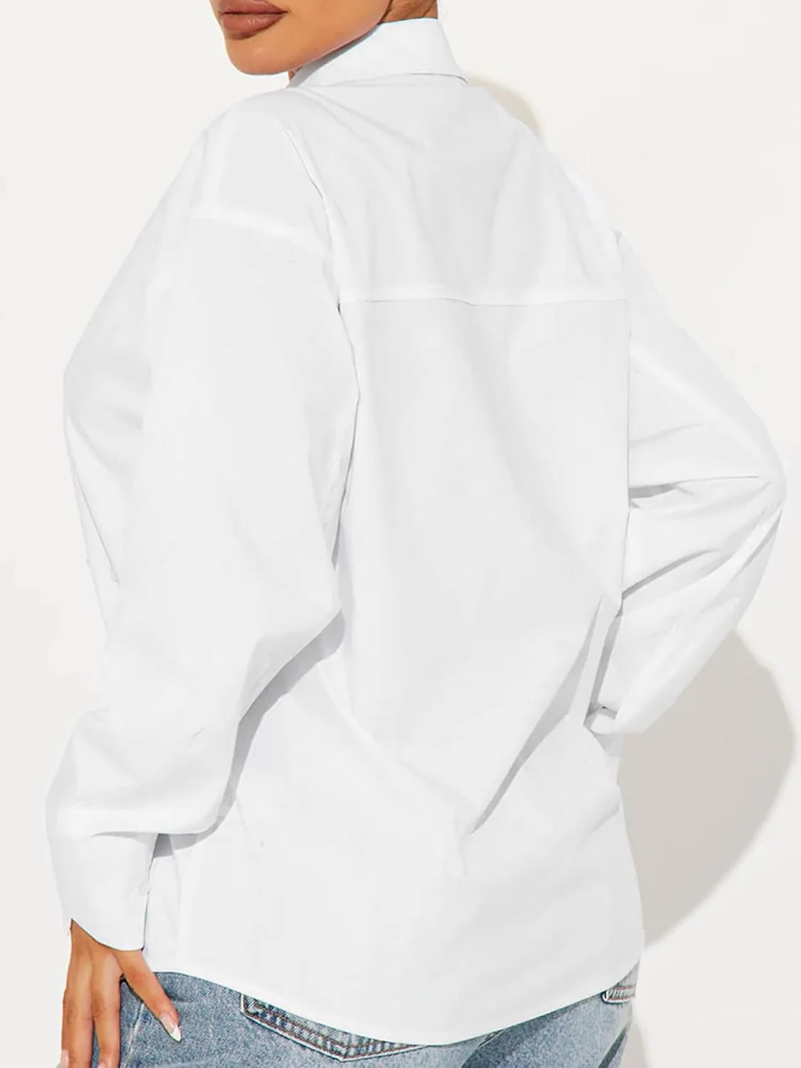 بلوز آستین بلند زنانه دکمه دار با دکمه های جانبی قابل تنظیم، مناسب کار و استفاده روزمره بلوز آستین بلند زنانه دکمه دار با دکمه های جانبی قابل تنظیم، مناسب کار و استفاده روزمره