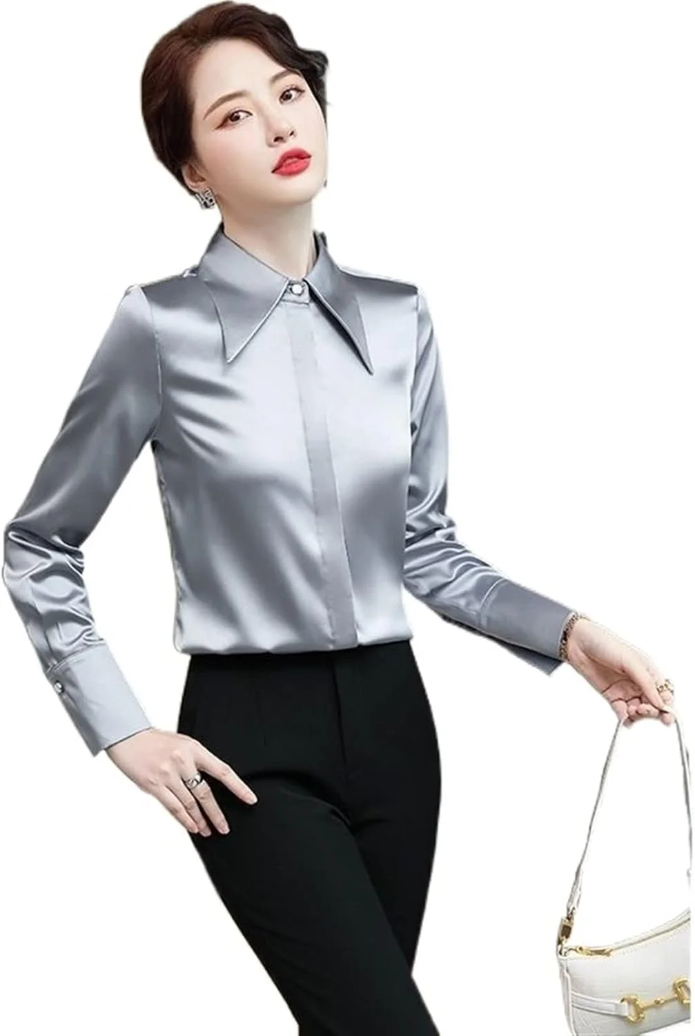 بلوز زنانه VETCS، پیراهن آستین بلند، بلوز زنانه، پیراهن و بلوز زنانه، لباس پایه زنانه (سایز: XXXL)
