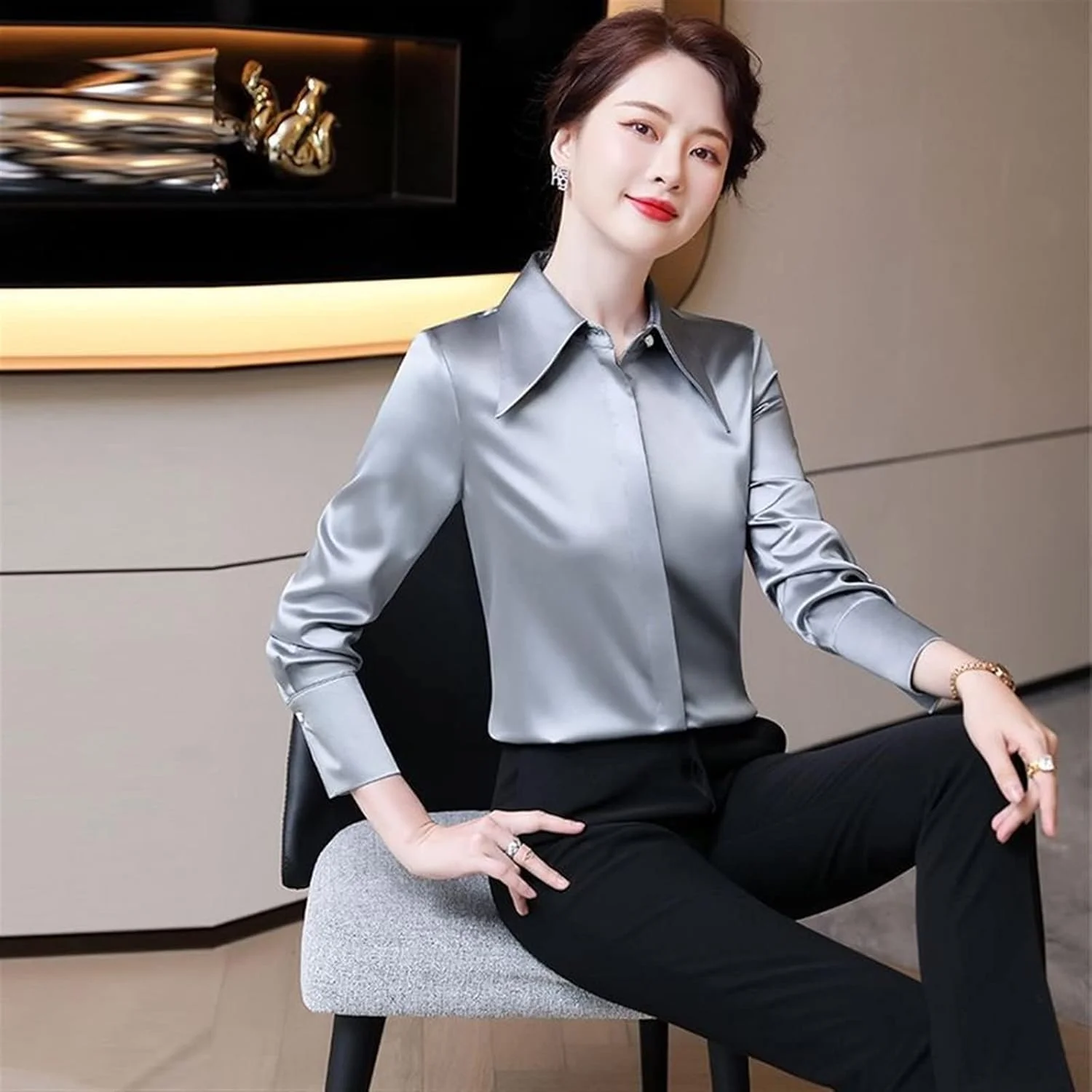 بلوز زنانه VETCS، پیراهن آستین بلند، بلوز زنانه، پیراهن و بلوز زنانه، لباس پایه زنانه (سایز: XXXL) بلوز زنانه VETCS، پیراهن آستین بلند، بلوز زنانه، پیراهن و بلوز زنانه، لباس پایه زنانه (سایز: XXXL)