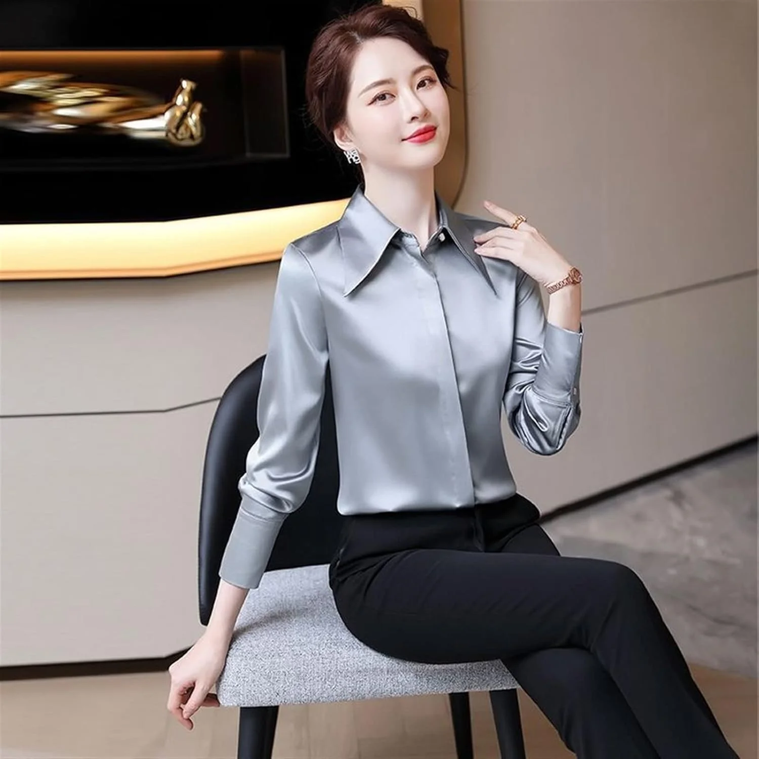 بلوز زنانه VETCS، پیراهن آستین بلند، بلوز زنانه، پیراهن و بلوز زنانه، لباس پایه زنانه (سایز: XXXL) بلوز زنانه VETCS، پیراهن آستین بلند، بلوز زنانه، پیراهن و بلوز زنانه، لباس پایه زنانه (سایز: XXXL)