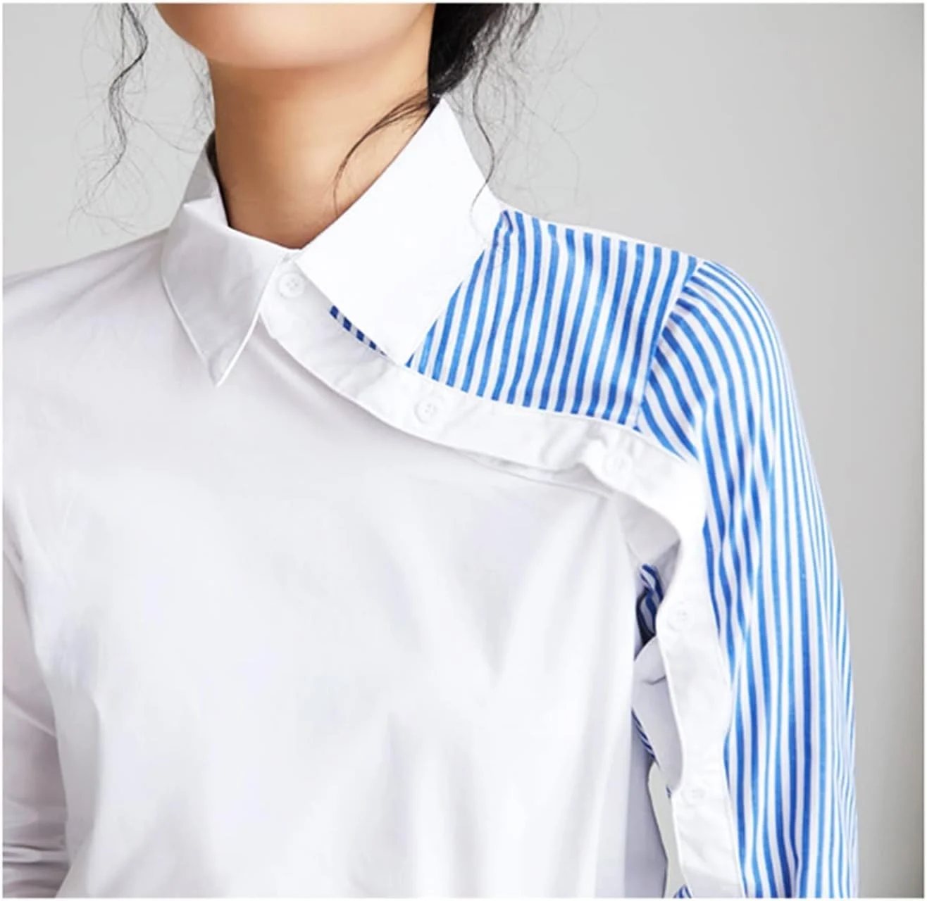 بلوز زنانه VETCS آستین بلند نخی، بلوز جذب زنانه، پیراهن زنانه، لباس زنانه یقه دار (رنگ: سفید، سایز: S) بلوز زنانه VETCS آستین بلند نخی، بلوز جذب زنانه، پیراهن زنانه، لباس زنانه یقه دار (رنگ: سفید، سایز: S)