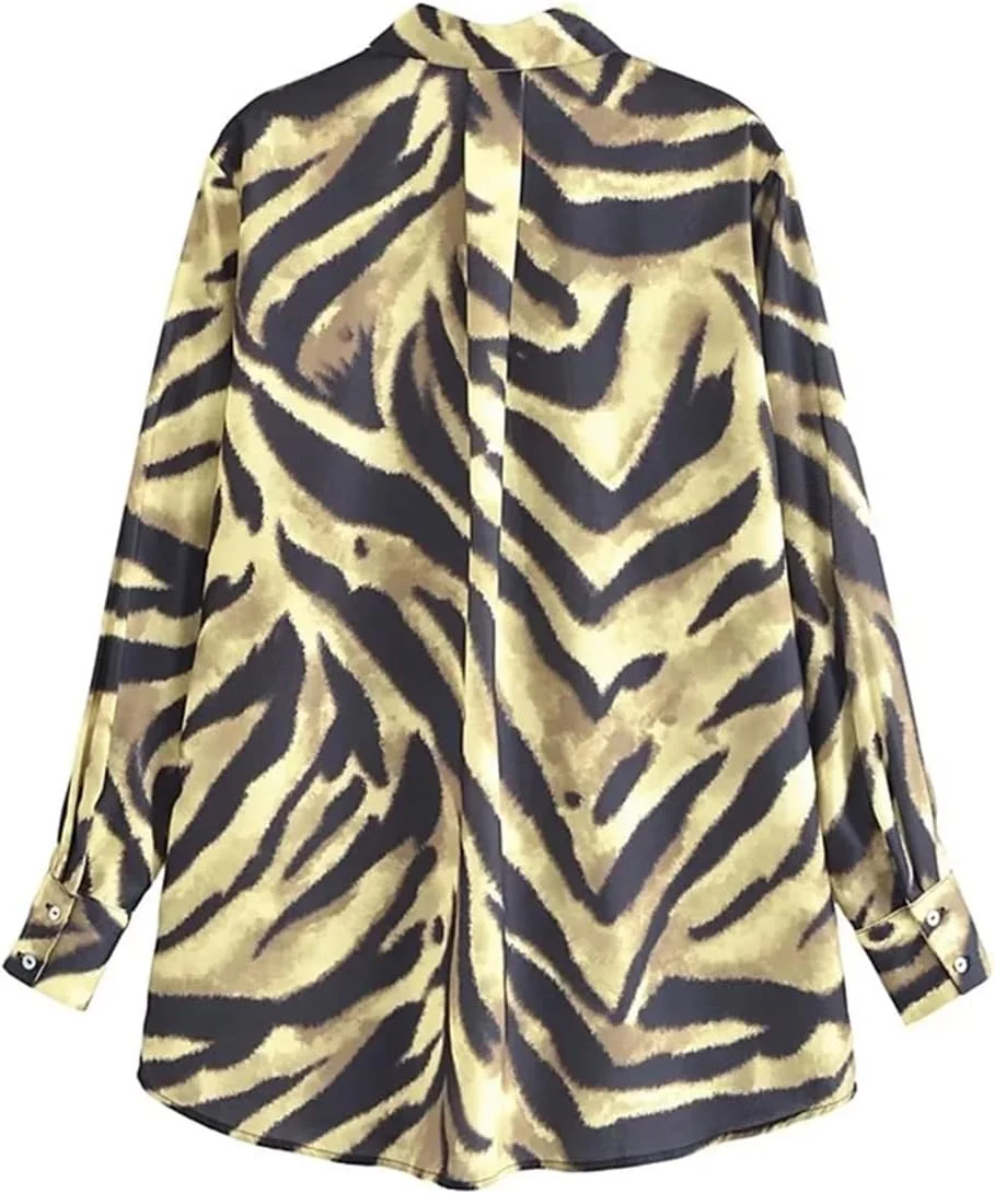 بلوز زنانه VETCS، پیراهن طرح دار، تاپ زنانه تک سینه، آستین بلند، لباس زنانه (رنگ: چند رنگ، سایز: M) بلوز زنانه VETCS، پیراهن طرح دار، تاپ زنانه تک سینه، آستین بلند، لباس زنانه (رنگ: چند رنگ، سایز: M)