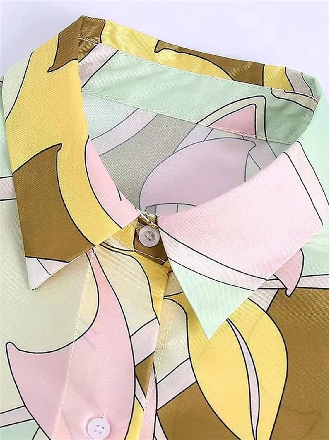 بلوز زنانه VETCS، پیراهن زنانه دکمه دار طرح دار، بلوز زنانه آستین بلند پاپیونی، بلوز و شومیز زنانه (رنگ: چند رنگ، سایز: L) بلوز زنانه VETCS، پیراهن زنانه دکمه دار طرح دار، بلوز زنانه آستین بلند پاپیونی، بلوز و شومیز زنانه (رنگ: چند رنگ، سایز: L)