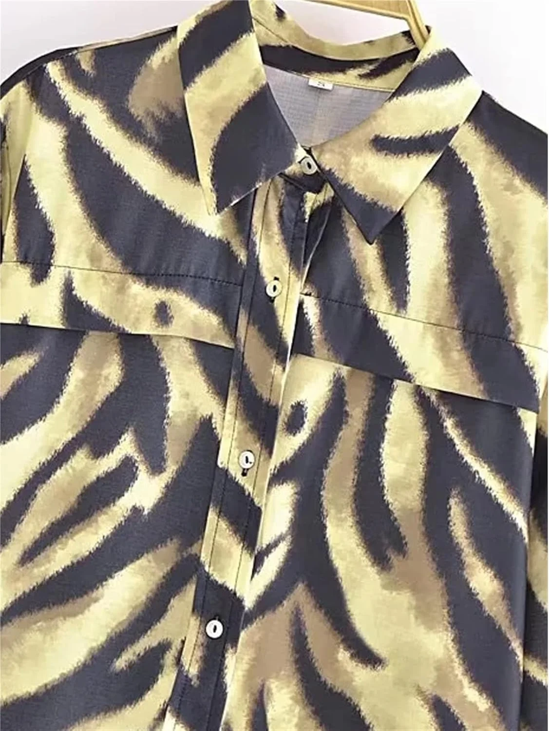 بلوز زنانه VETCS، پیراهن طرح دار، تاپ زنانه تک سینه، آستین بلند، لباس زنانه (رنگ: چند رنگ، سایز: M) بلوز زنانه VETCS، پیراهن طرح دار، تاپ زنانه تک سینه، آستین بلند، لباس زنانه (رنگ: چند رنگ، سایز: M)