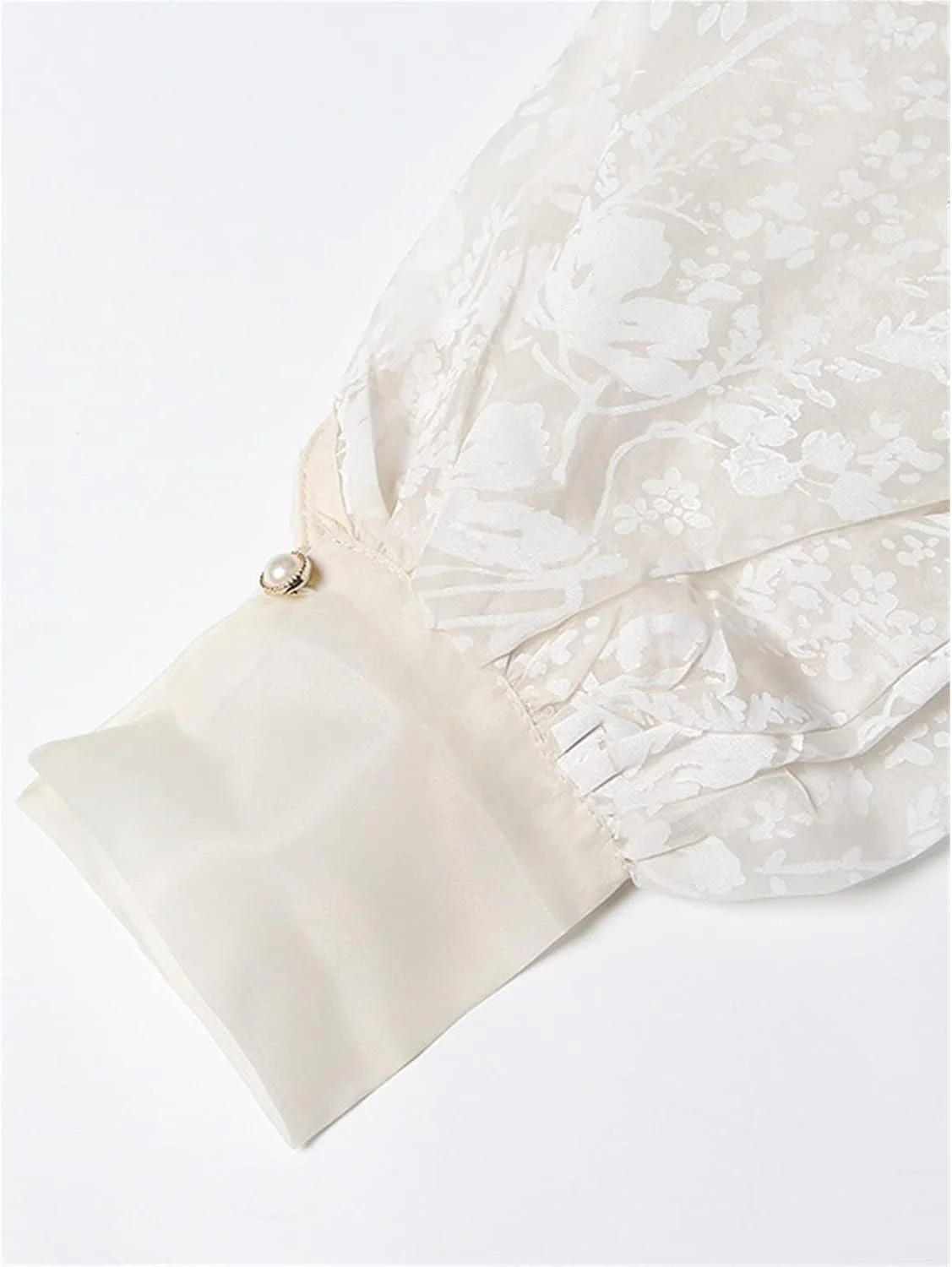 بلوز زنانه VETCS، پیراهن زنانه یقه برگردان، آستین پفی بلند طرح دار با بند کمر (رنگ: زردآلویی، سایز: L) بلوز زنانه VETCS، پیراهن زنانه یقه برگردان، آستین پفی بلند طرح دار با بند کمر (رنگ: زردآلویی، سایز: L)