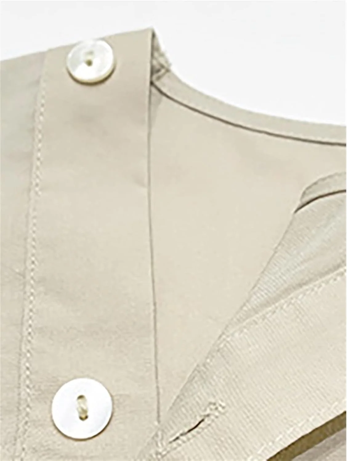 بلوز زنانه VETCS، پیراهن یقه گرد، گشاد، تک سینه مایل، آستین بلند، بلوز بانداژی زنانه (رنگ: سفید، سایز: تک سایز) بلوز زنانه VETCS، پیراهن یقه گرد، گشاد، تک سینه مایل، آستین بلند، بلوز بانداژی زنانه (رنگ: سفید، سایز: تک سایز)