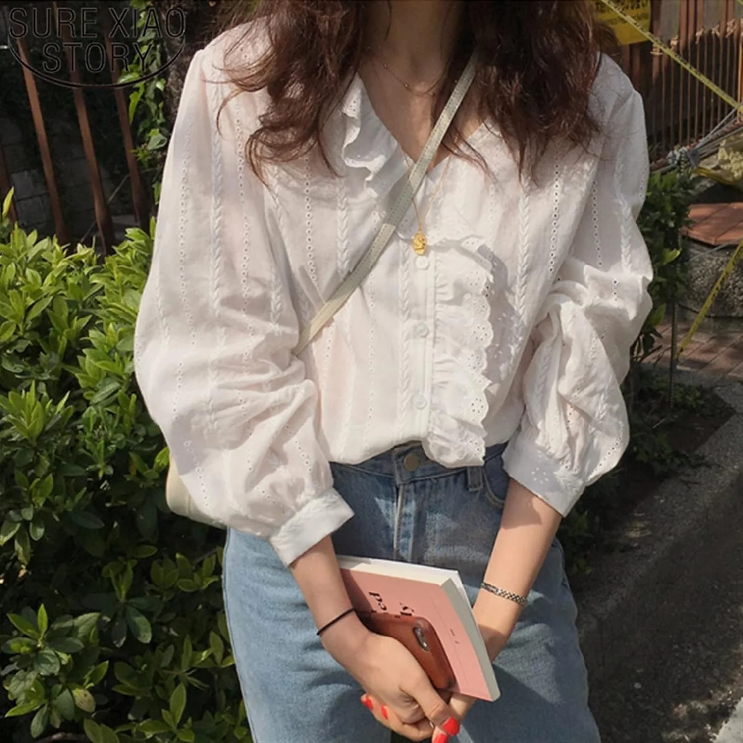 بلوز زنانه VETCS، بلوز و پیراهن نخی غیررسمی زنانه، پیراهن آستین بلند پلیسه دار و یقه هفت زنانه (سایز: XL) بلوز زنانه VETCS، بلوز و پیراهن نخی غیررسمی زنانه، پیراهن آستین بلند پلیسه دار و یقه هفت زنانه (سایز: XL)