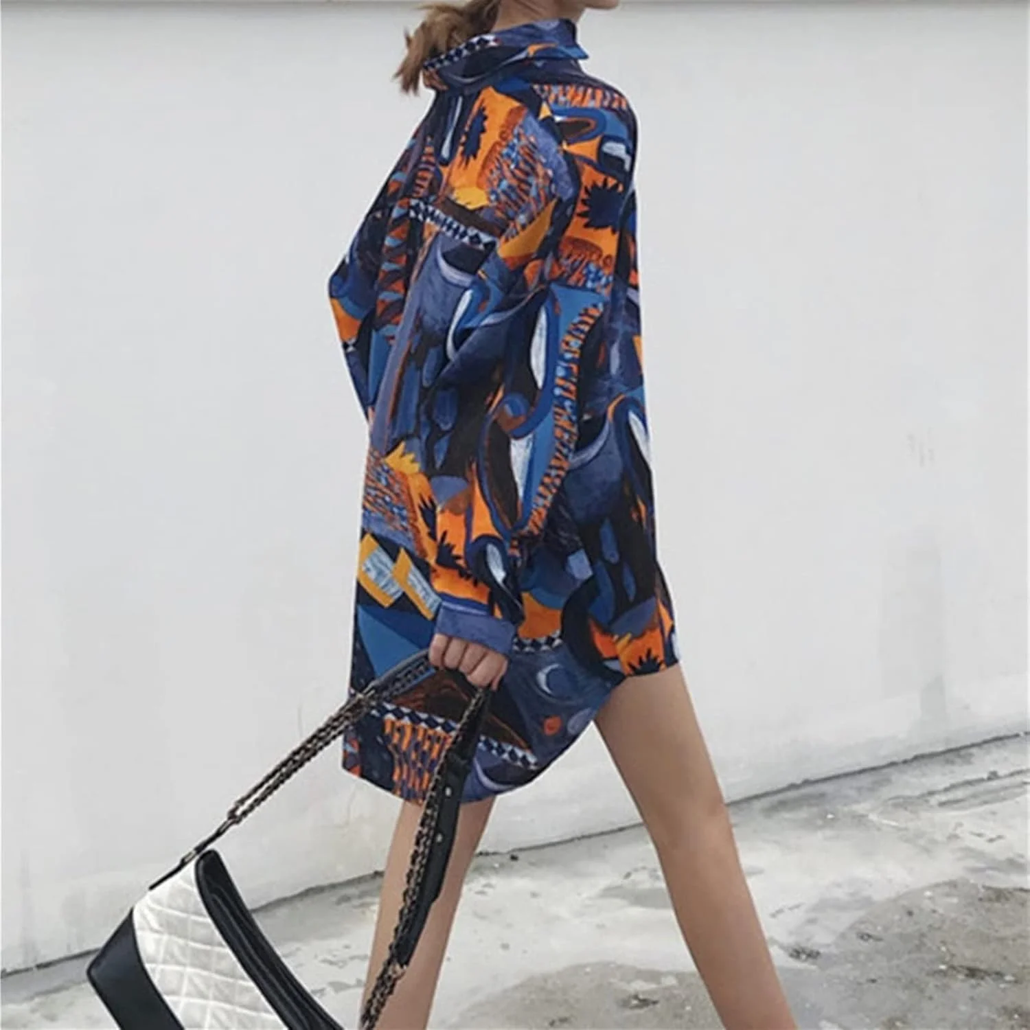 بلوز زنانه VETCS یقه برگردان طرح چاپی آستین بلند پیراهن بلند چاپی بلوز زنانه سایز آزاد بلوز زنانه VETCS یقه برگردان طرح چاپی آستین بلند پیراهن بلند چاپی بلوز زنانه سایز آزاد