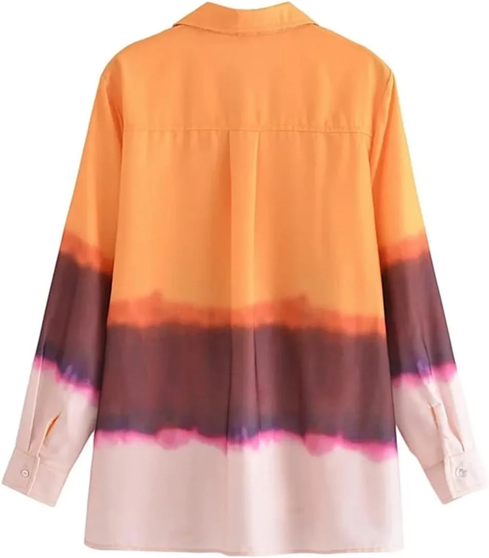 بلوز زنانه VETCS، بلوز طرح دار، لباس زنانه، تاپ بند دار، آستین بلند گشاد (رنگ: چند رنگ، سایز: L) بلوز زنانه VETCS، بلوز طرح دار، لباس زنانه، تاپ بند دار، آستین بلند گشاد (رنگ: چند رنگ، سایز: L)