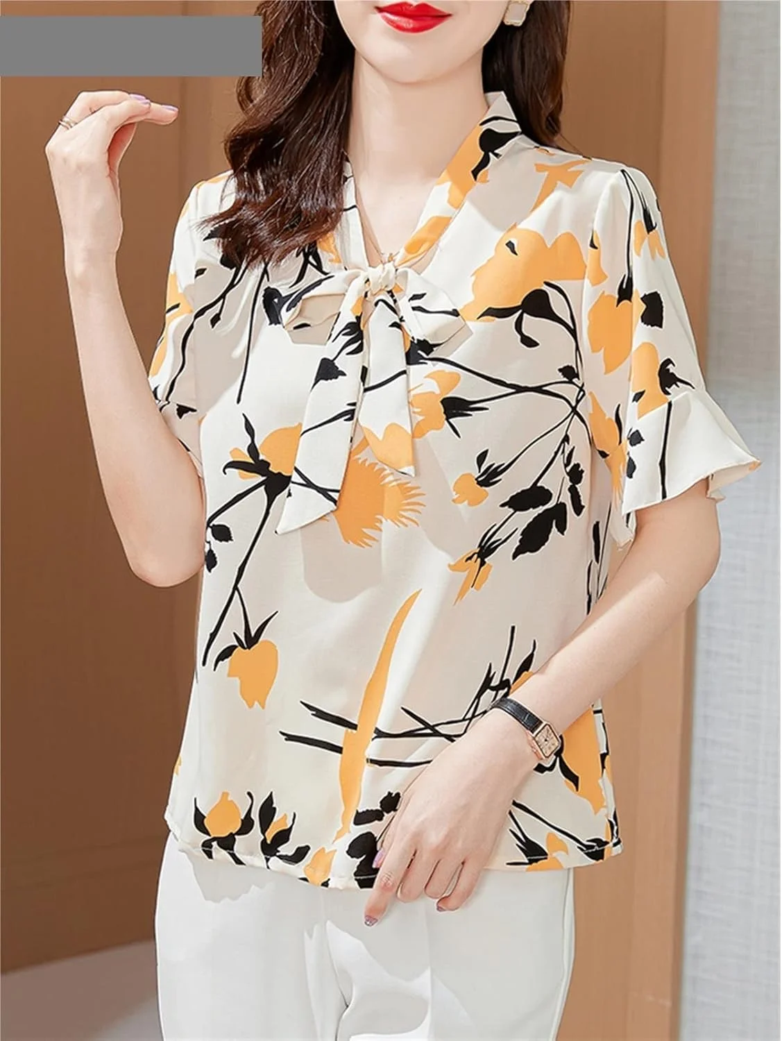 بلوز زنانه VETCS، پیراهن شیفون زنانه، پیراهن طرح گل زنانه، پیراهن چاپی زنانه، بلوز زنانه گشاد سایز بزرگ (رنگ: Hortelã، سایز: XXL) بلوز زنانه VETCS، پیراهن شیفون زنانه، پیراهن طرح گل زنانه، پیراهن چاپی زنانه، بلوز زنانه گشاد سایز بزرگ (رنگ: Hortelã، سایز: XXL)