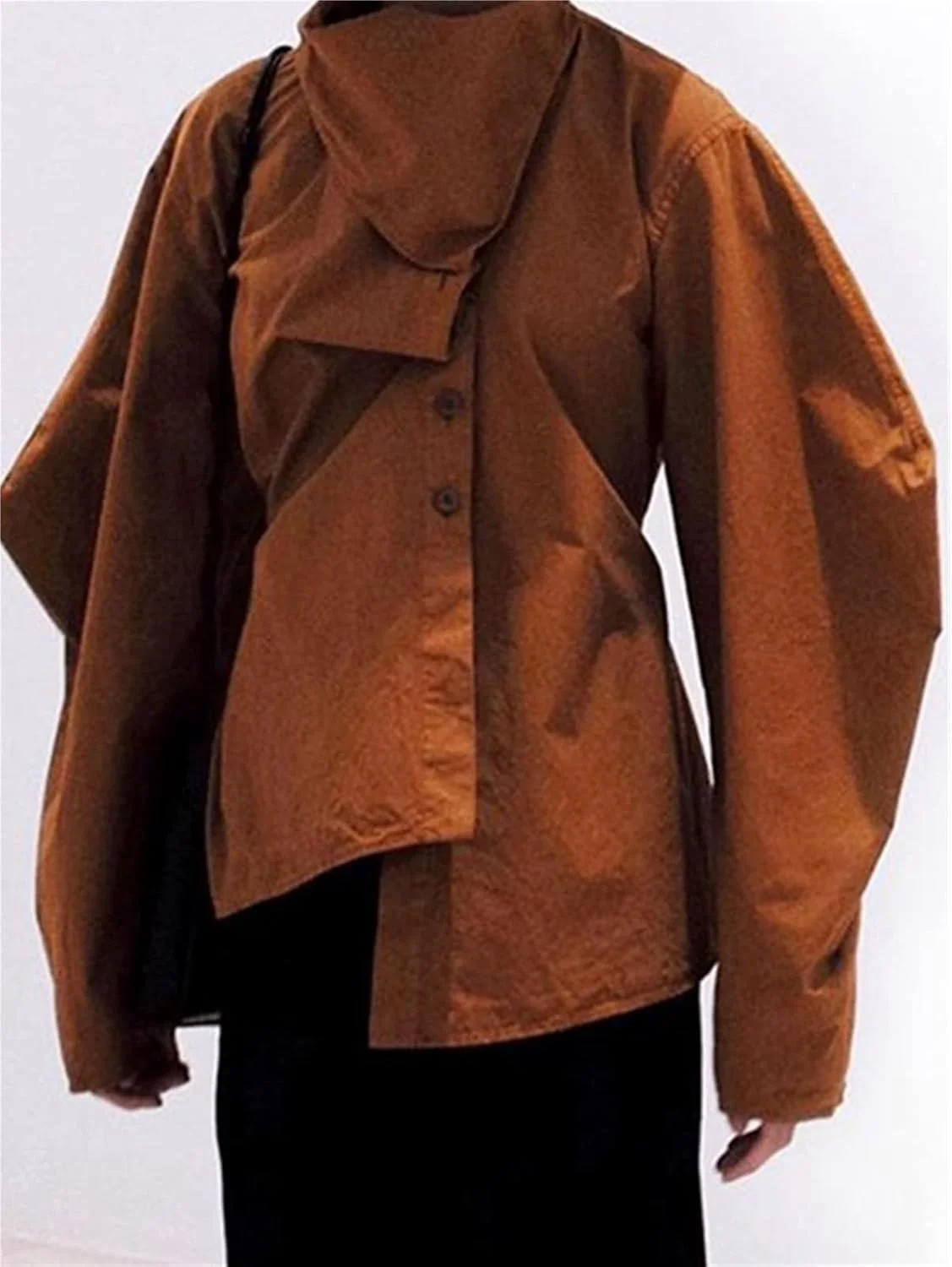 بلوز زنانه VETCS، پیراهن زنانه، بلوز نخی آستین فانوسی تک سینه باریک یقه دار (رنگ: Hortel، سایز: 36) بلوز زنانه VETCS، پیراهن زنانه، بلوز نخی آستین فانوسی تک سینه باریک یقه دار (رنگ: Hortel، سایز: 36)