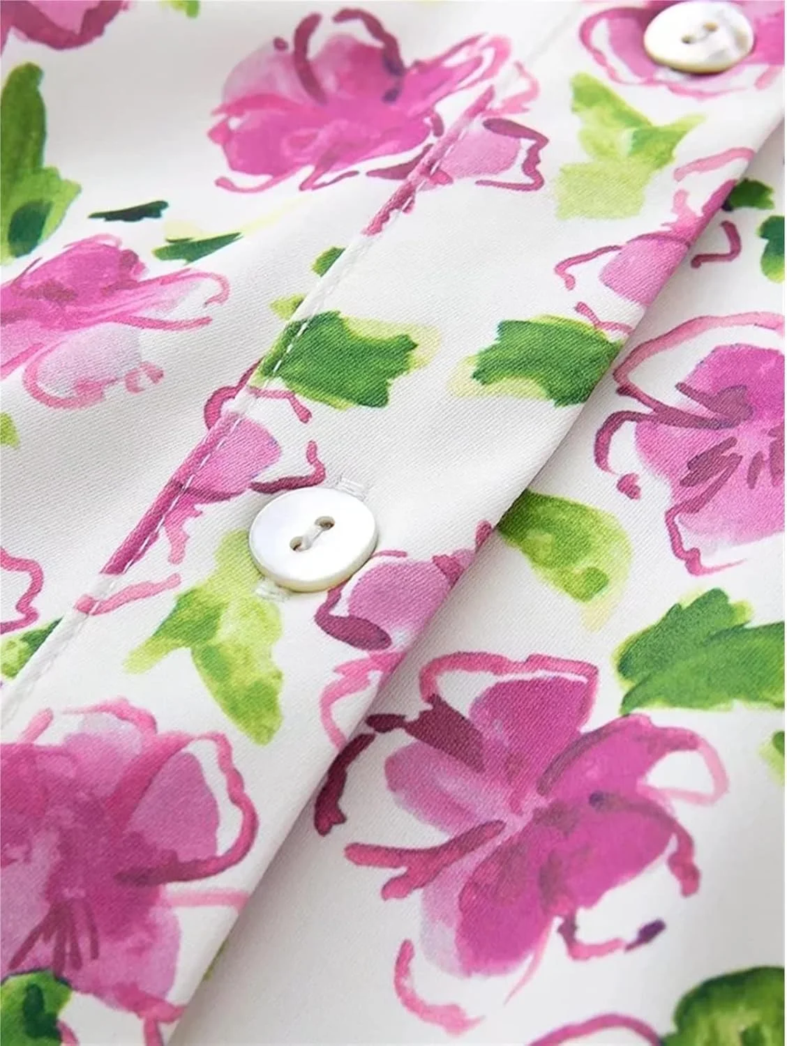 بلوز زنانه VETCS، بلوز زنانه طرح دار دکمه دار، پیراهن زنانه یقه هفت آستین بلند، بلوز و شومیز های چین دار (رنگ: سفید، سایز: S) بلوز زنانه VETCS، بلوز زنانه طرح دار دکمه دار، پیراهن زنانه یقه هفت آستین بلند، بلوز و شومیز های چین دار (رنگ: سفید، سایز: S)