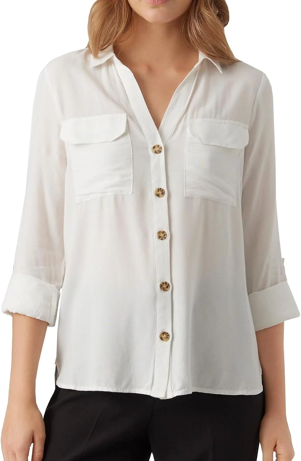 بلوز زنانه ورو مدا مدل Vmbumpy New Noos آستین بلند