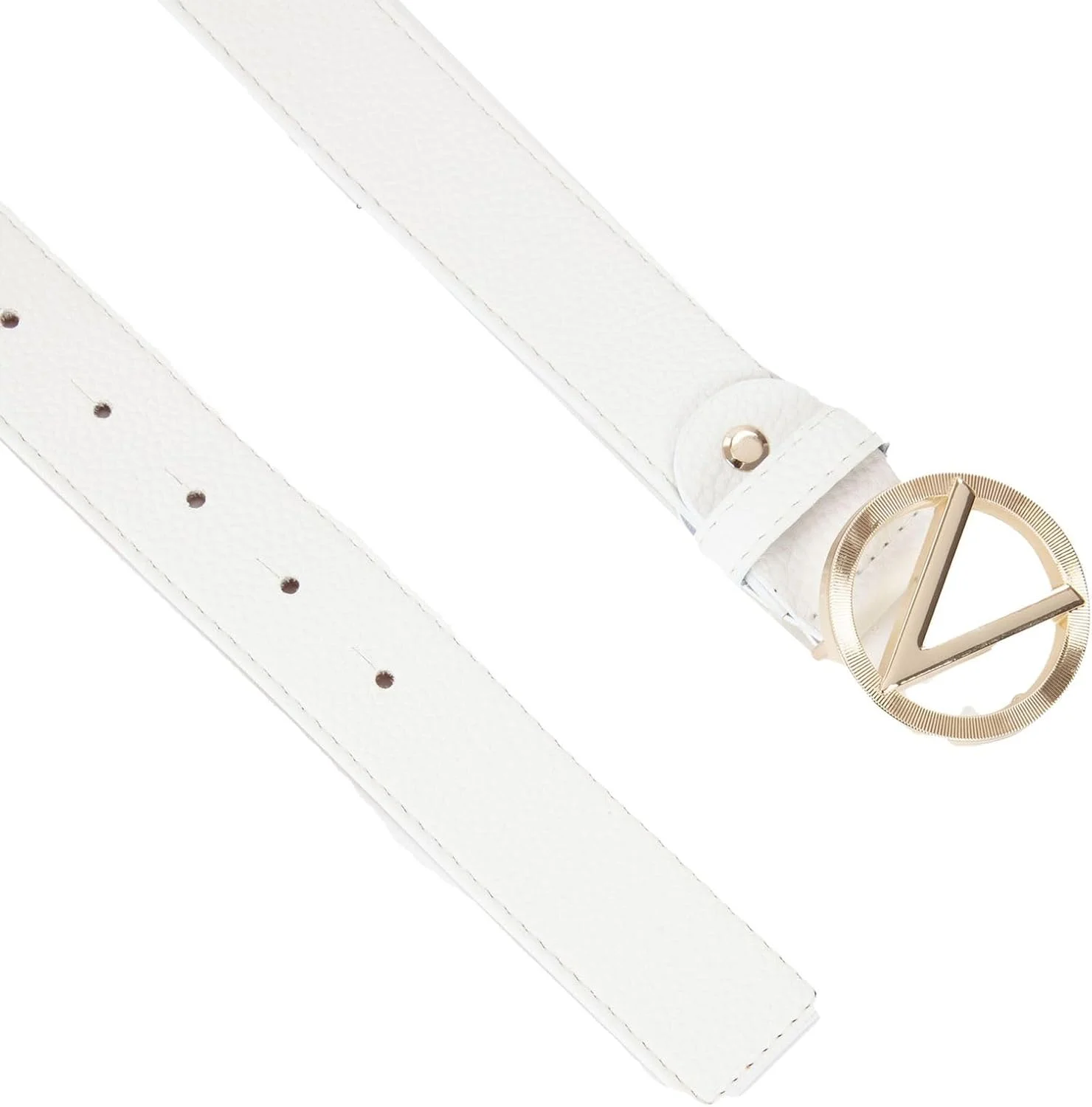 کمربند زنانه همپتون والنتینو، سفید/طلایی، L