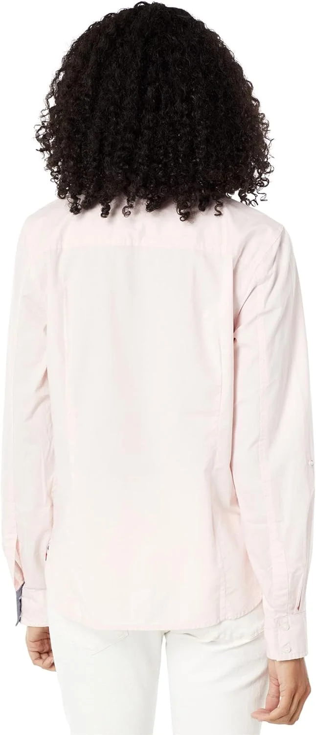 پیراهن زنانه دکمه دار تامی هیلفیگر با آستین قابل تنظیم