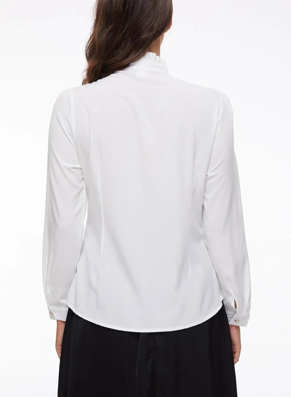 بلوز زنانه کلاسیک ویکتوریایی دکمه دار آستین بلند بلوز زنانه کلاسیک ویکتوریایی دکمه دار آستین بلند