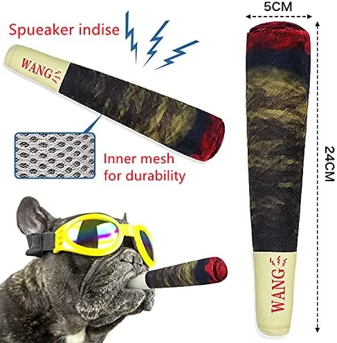 اسباب بازی سگ خنده دار Yunmoxiao، اسباب بازی های سگ پولیشی صدادار برای سگ های متوسط، کوچک و بزرگ - هدیه های سگ بامزه برای تولد سگ - اسباب بازی های سگ پولیشی صدادار جالب و بامزه هدیه تولد