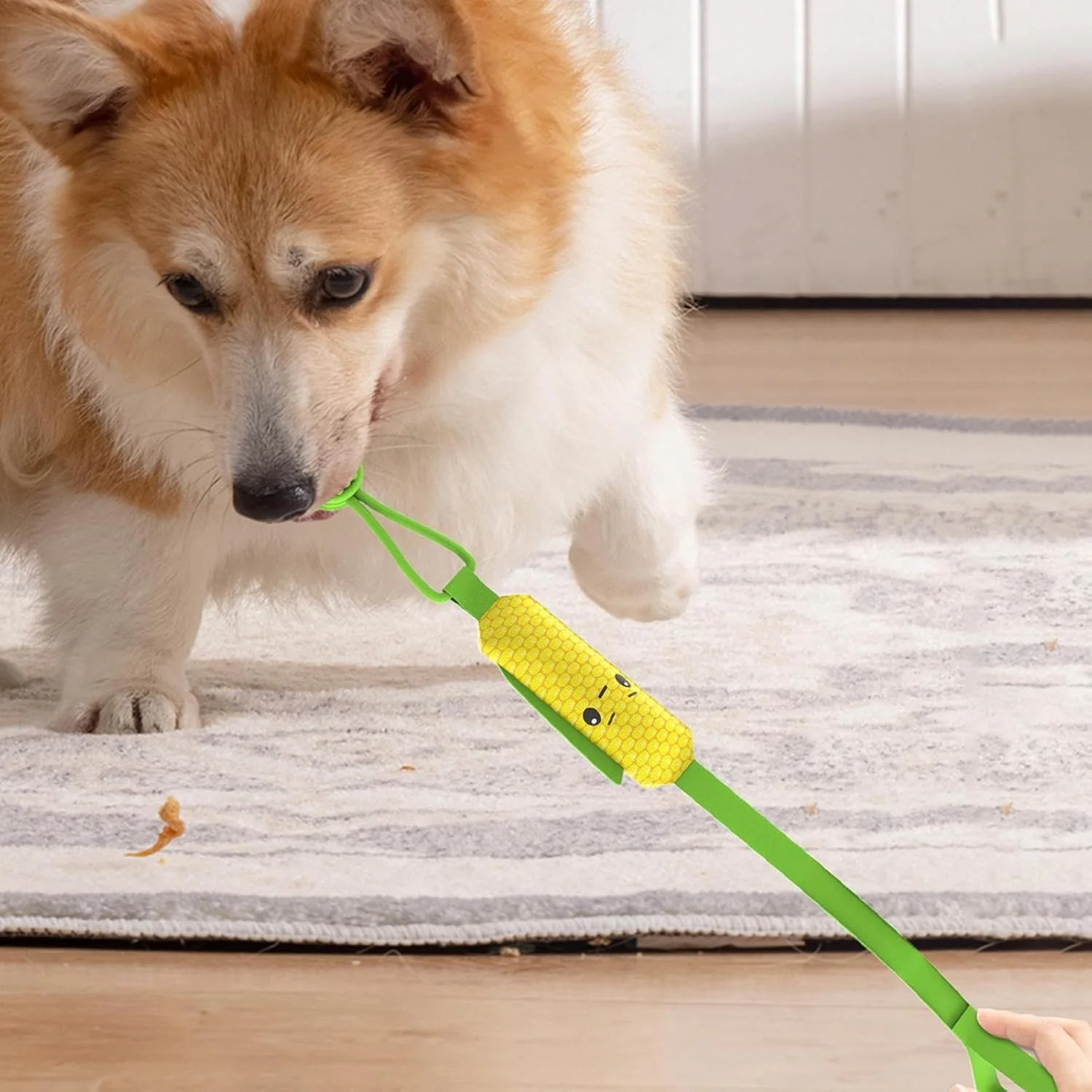 اسباب بازی طناب کشی سگ | اسباب بازی های طنابی جویدنی و مقاوم برای دندان درآوردن سگ - توپ پنبه ای برای جویدن تعاملی، مناسب برای سگ های با عادت جویدن تهاجمی و رفع بی حوصلگی