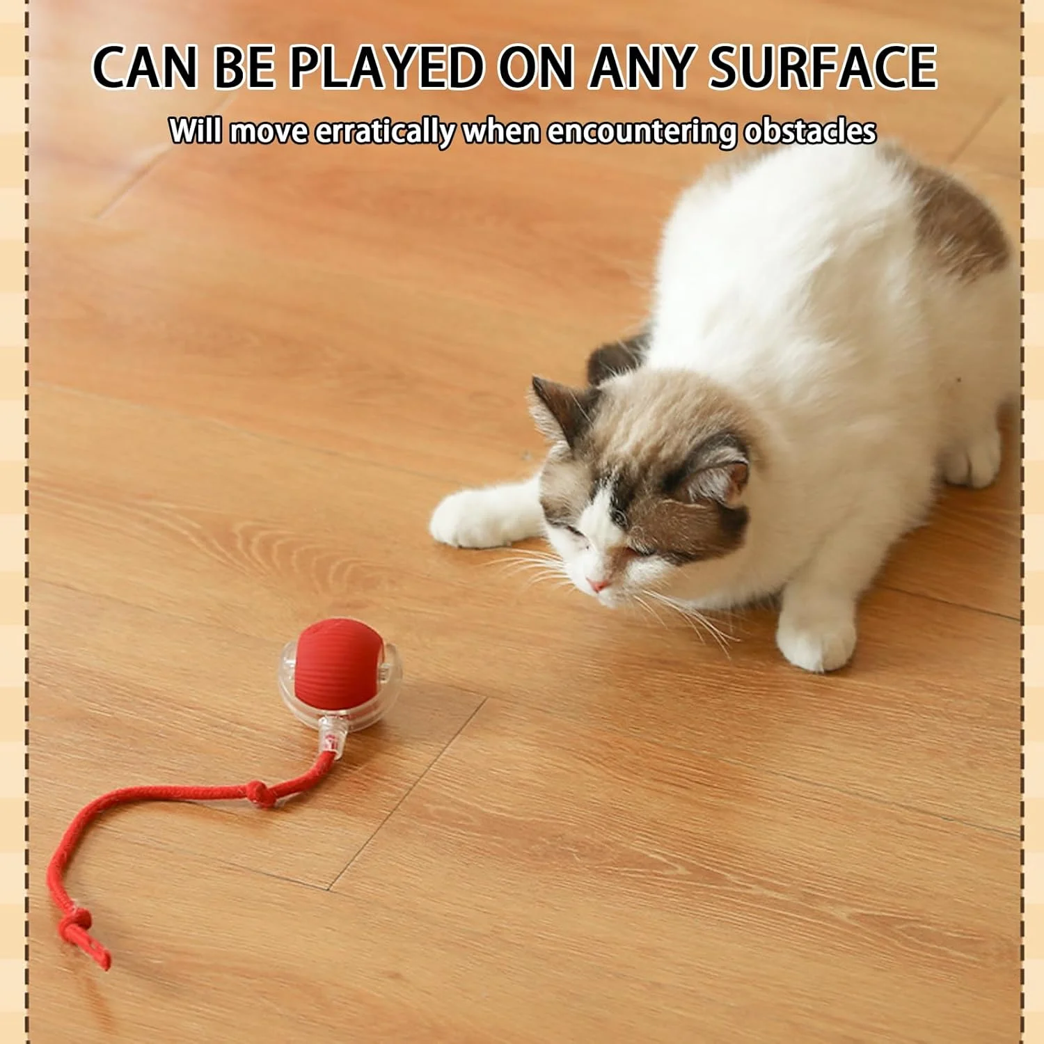 اسباب بازی توپ سگ Tiny Fetch، اسباب بازی تعاملی غلتکی Tinyfetch، اسباب بازی تعاملی ارتقا یافته گربه 2025، اسباب بازی توپ برقی غلتکی اتوماتیک هوشمند 360 درجه برای سگ ها، با تنظیم سرعت برای گربه های داخل خانه (قرمز) اسباب بازی توپ سگ Tiny Fetch، اسباب بازی تعاملی غلتکی Tinyfetch، اسباب بازی تعاملی ارتقا یافته گربه 2025، اسباب بازی توپ برقی غلتکی اتوماتیک هوشمند 360 درجه برای سگ ها، با تنظیم سرعت برای گربه های داخل خانه (قرمز)