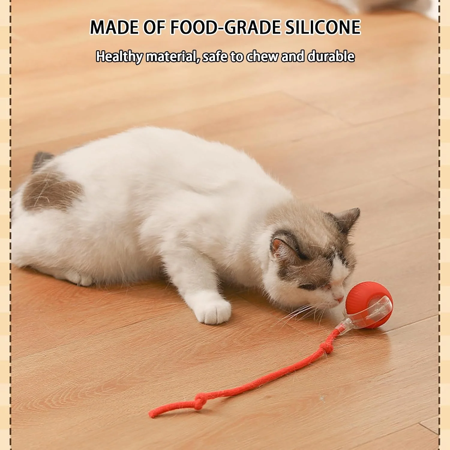 اسباب بازی توپ سگ Tiny Fetch، اسباب بازی تعاملی غلتکی Tinyfetch، اسباب بازی تعاملی ارتقا یافته گربه 2025، اسباب بازی توپ برقی غلتکی اتوماتیک هوشمند 360 درجه برای سگ ها، با تنظیم سرعت برای گربه های داخل خانه (قرمز) اسباب بازی توپ سگ Tiny Fetch، اسباب بازی تعاملی غلتکی Tinyfetch، اسباب بازی تعاملی ارتقا یافته گربه 2025، اسباب بازی توپ برقی غلتکی اتوماتیک هوشمند 360 درجه برای سگ ها، با تنظیم سرعت برای گربه های داخل خانه (قرمز)